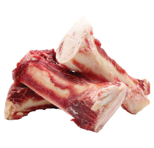 Gourmet 4 Pattes – Os à moelle cru – Moyen (10 à 15 cm) – 3 lb