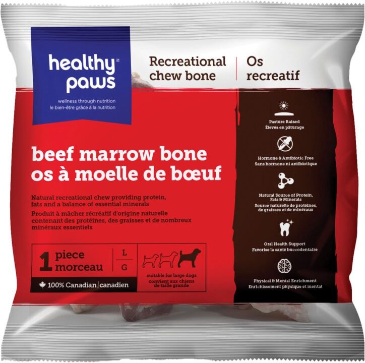 Healthy Paws – Os à moelle de bœuf – Format large – 1 unité