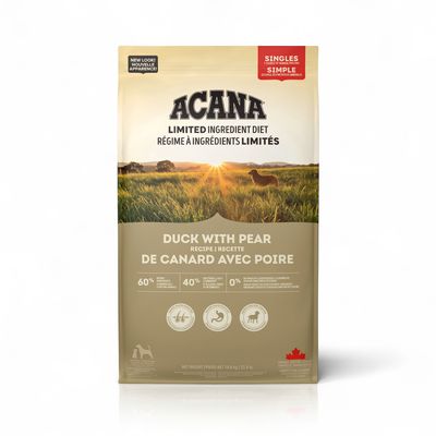 ACANA Canard &amp; Poire – Nourriture sèche pour chien