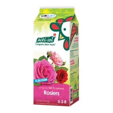 Engrais naturel Acti-Sol pour rosiers et arbres fruitiers 5-3-8