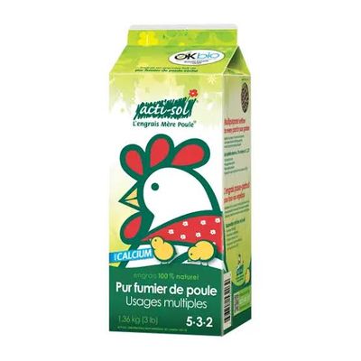Engrais naturel à usages multiples Acti-Sol 5-3-2 - 3 lb