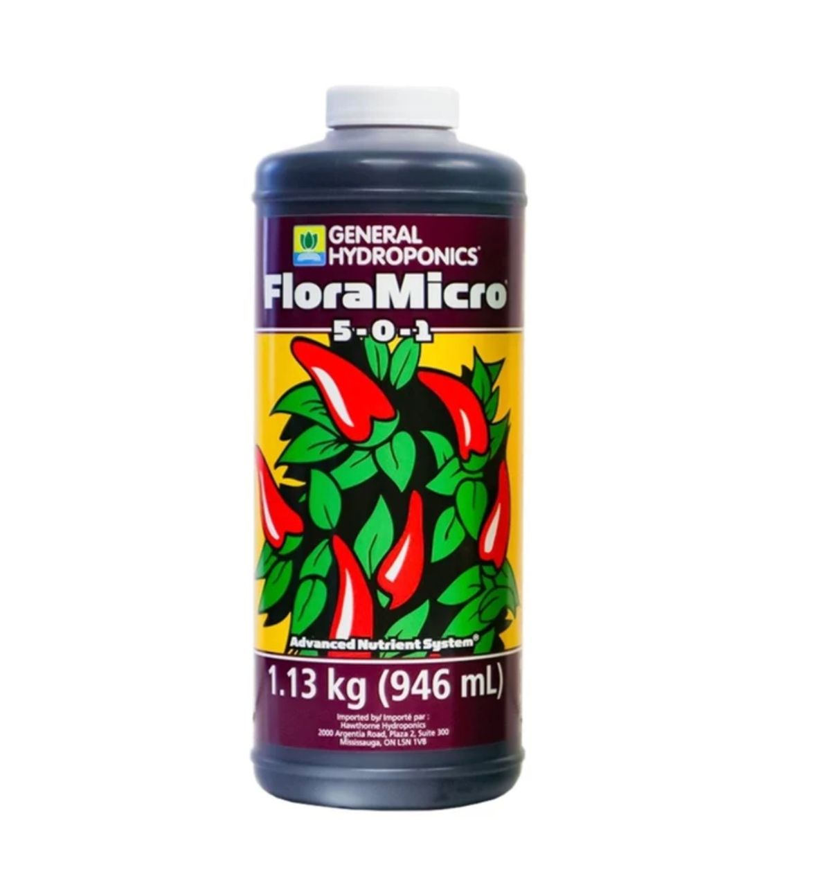 General Hydroponics FloraMicro 5-0-1, Formats: 946 ML