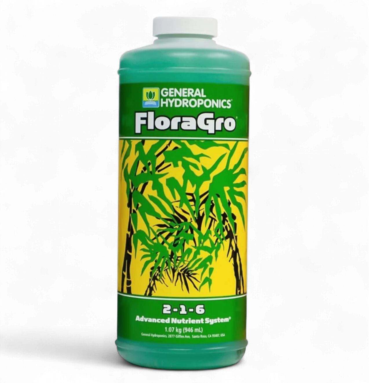 General Hydroponics FloraGro 2-1-6, Formats: 946 ml