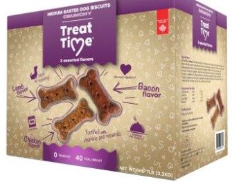 Treat Time – Gâteries pour chien Biscuits enrobés assortis – Moyen