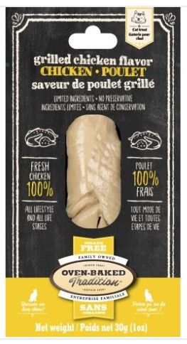 OBT Gâteries pour chat – Filets de poulet &amp; saveur de poulet grillé