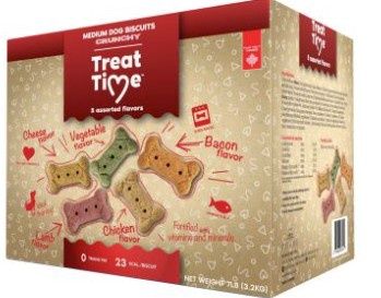 Treat Time – Gâteries pour chien assortis- Moyen