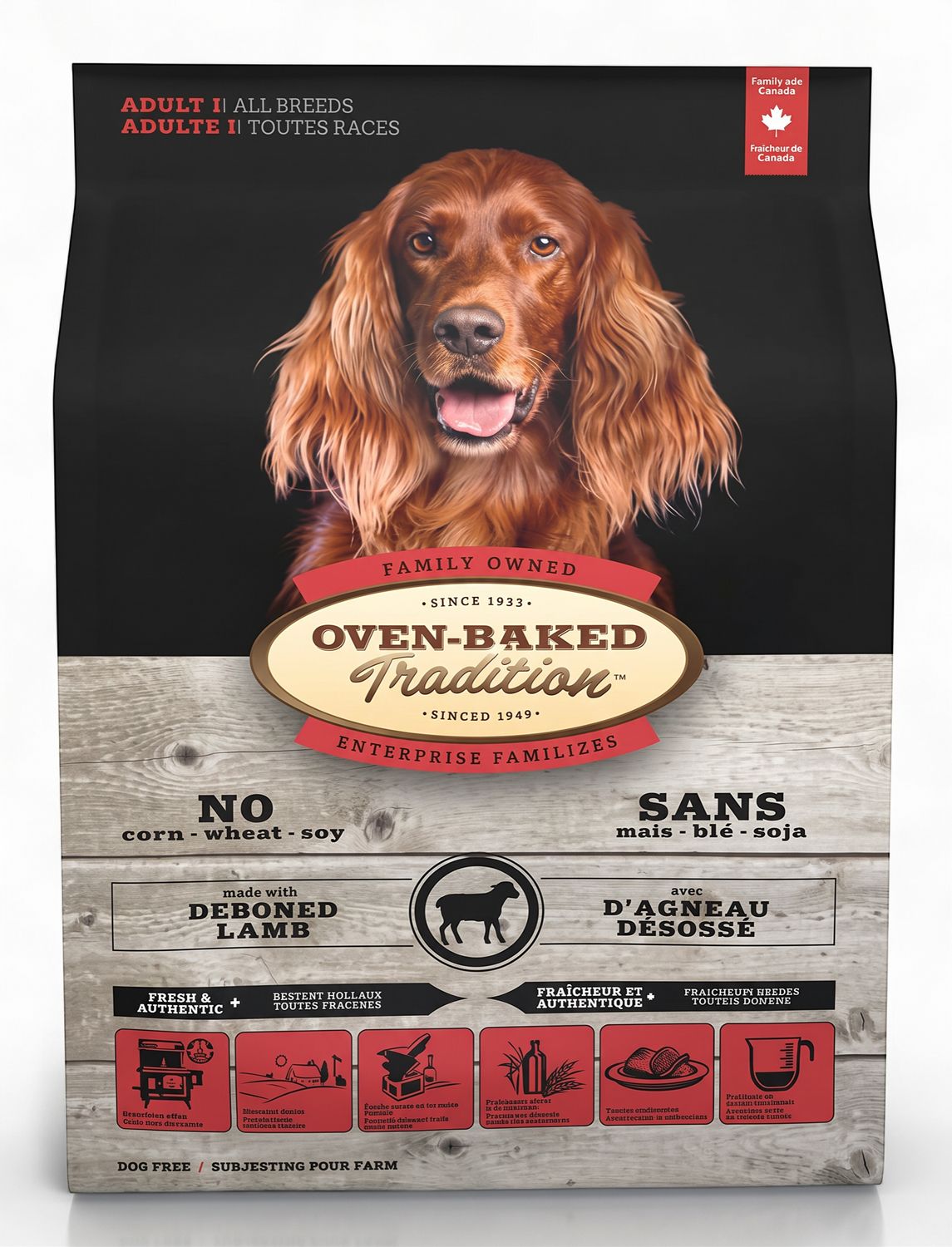 OBT Nourriture sèche pour chien – Agneau