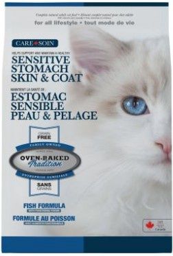 OBT Nourriture sèche sans grains pour chat – Peau et estomac au poisson