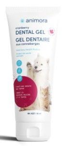 Animora – Gel dentaire aux canneberges pour chiens et chats