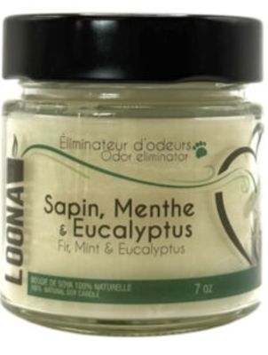 Bougie Sapin, Menthe &amp; Eucalyptus