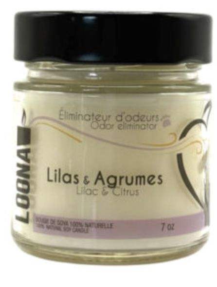 Bougie Lilas &amp; agrumes