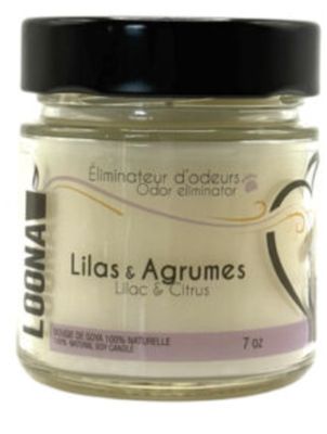 Bougie Lilas &amp; agrumes