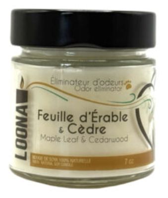 Bougie Feuille d’Érable &amp; Cèdre
