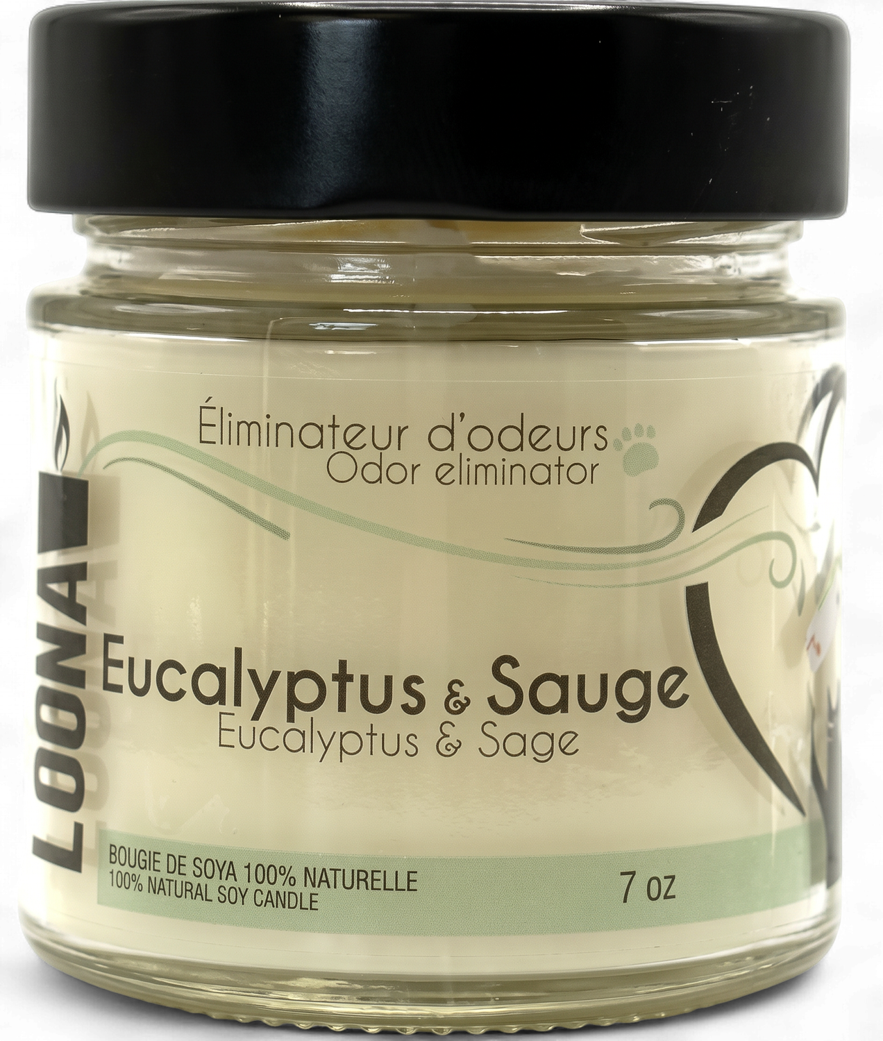 Chandelle LOONA – Eucalyptus et sauge 7 oz
