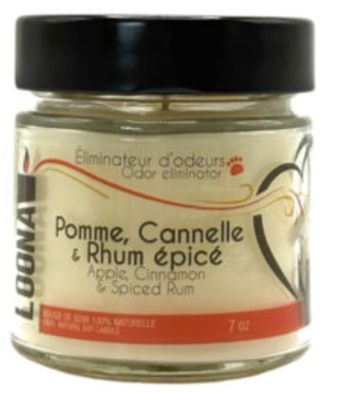 Bougie Pomme, Cannelle &amp; Rhum épicé