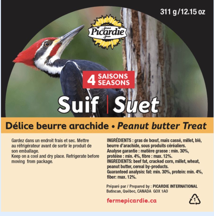 suif Délice beurre arachide