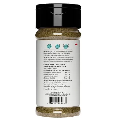 Garniture pour nourriture Crumps’ Naturals – Poisson et superaliments verts