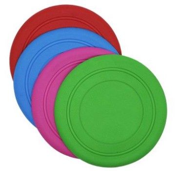 Bud'z Jouet En Caoutchouc Pour Chien - Disque Volant Tordant, Couleurs Assorties 10cm