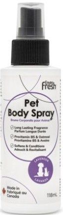 Envirofresh Brume Corporelle Pour Animaux, Provitamine B5 &amp; Avoine - Lavande 118ml