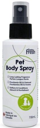 Envirofresh Brume Corporelle Pour Animaux, Provitamine B5 &amp; Avoine - Lime Verveine 118ml