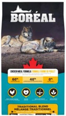 Boréal Mélange Traditionnel, Nourriture Pour Chien - Grains Santé, Poulet 16,8kg