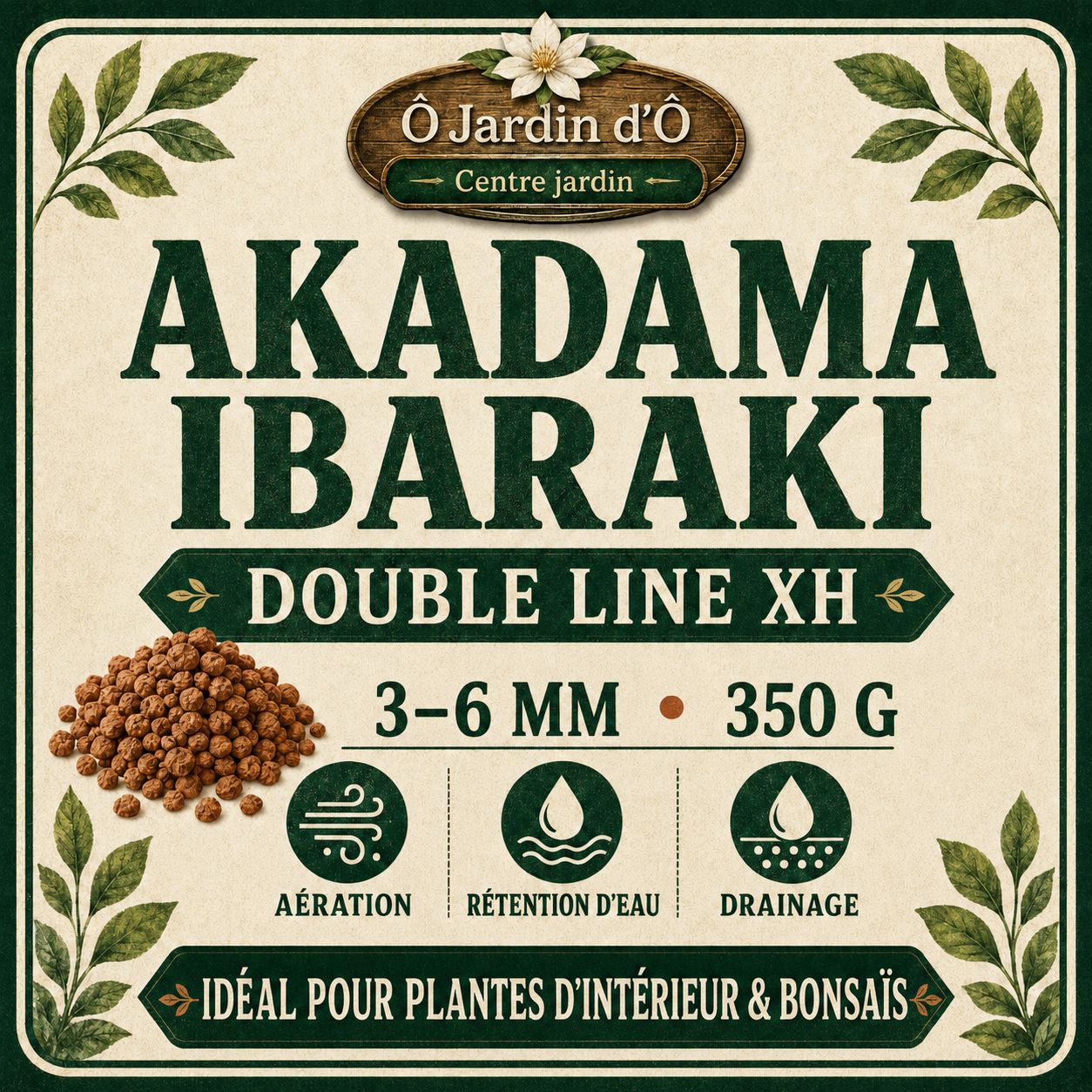 Akadama Ibaraki – 3 à 6 mm