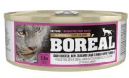 Boréal Conserve Pour Chat, Poulet Cobb, Agneau &amp; Boeuf Angus 24x80gr