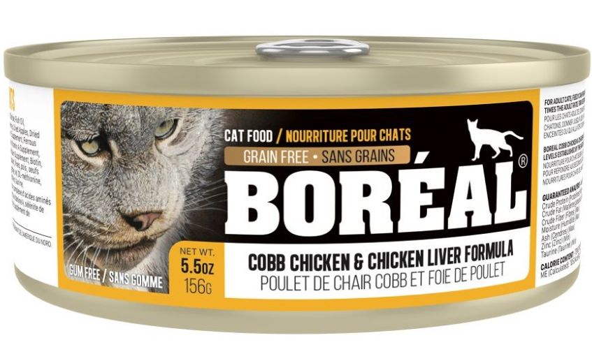 Boréal Conserve Pour Chat, Poulet Cobb &amp; Foie De Poulet 24x156gr