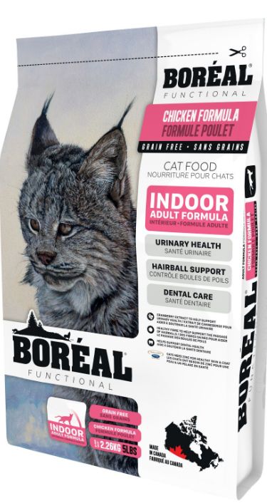 Boréal Functional, Nourriture Pour Chat D'intérieur - Poulet 2,26kg