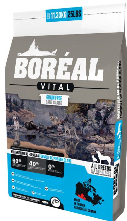 Boréal Vital, Nourriture Pour Chien - Sans Grains, Poisson Blanc