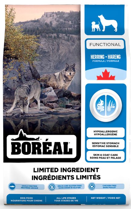 Boréal Functional, Nourriture à Ingrédients Limités Pour Chien - Hareng 10kg