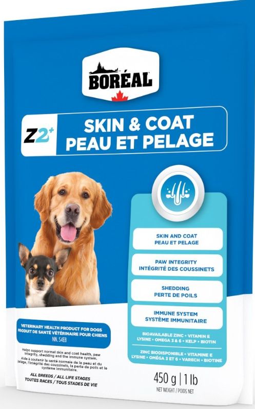 Boréal Z2+ Suppléments De Zinc Peau Et Pelage Pour Chien