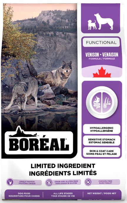 Boréal Functional, Nourriture à Ingrédients Limités Pour Chien - Venaison 10kg