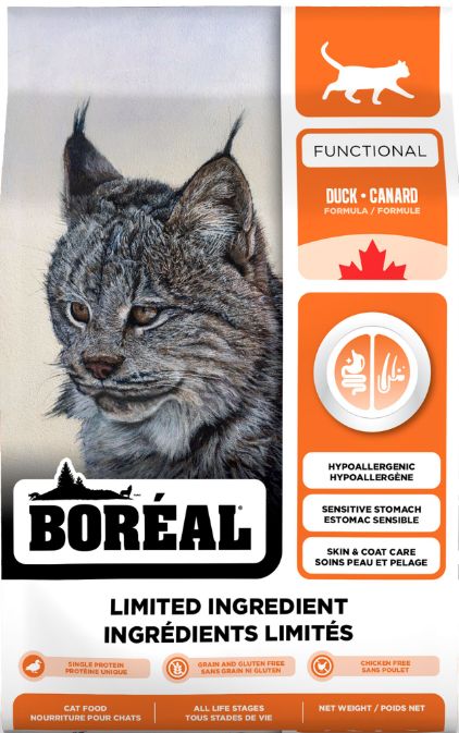 Boréal Functional, Nourriture à Ingrédients Limités Pour Chat - Canard 1,8kg