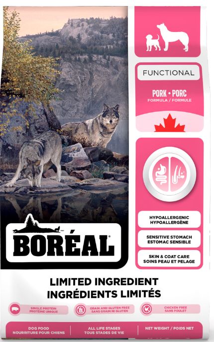 Boréal Functional, Nourriture à Ingrédients Limités Pour Chien - Porc 10kg
