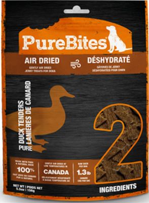 Jerky de canard séché à l’air pour chiens – PureBites,