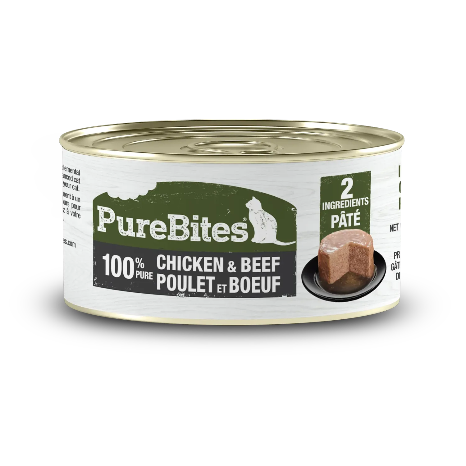 PureBites – Pâté au poulet et au bœuf pour chats – 71 g
