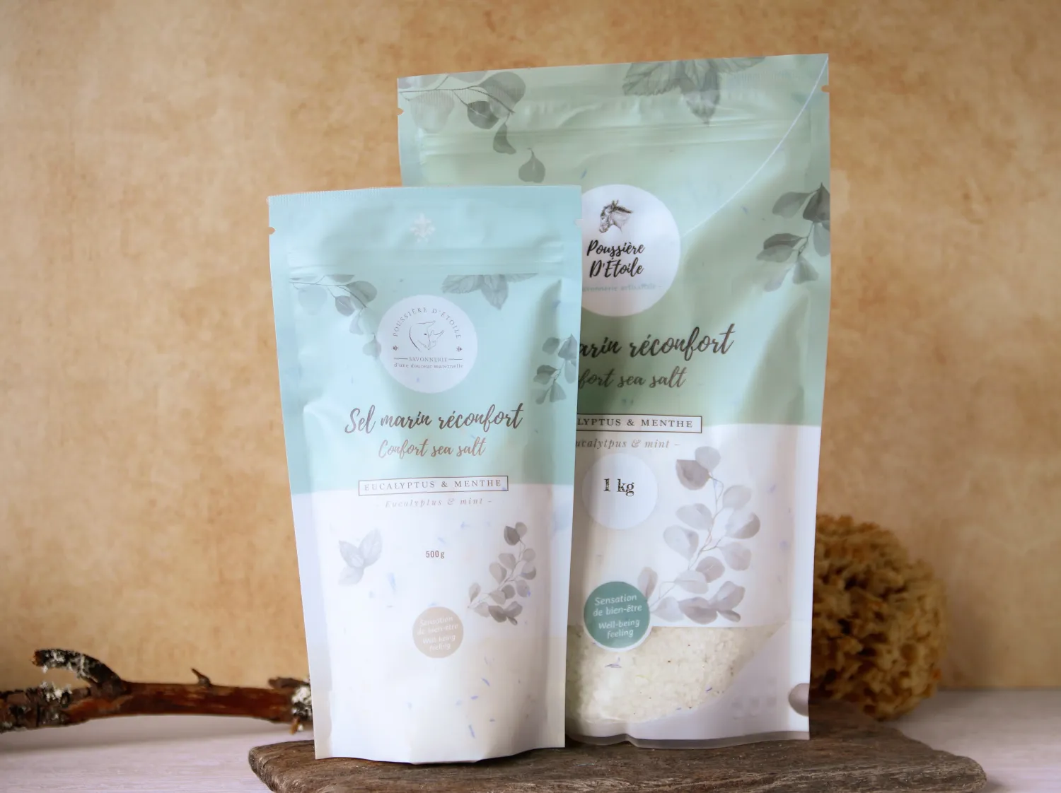 Sel marin – Menthe &amp; eucalyptus 1 kg