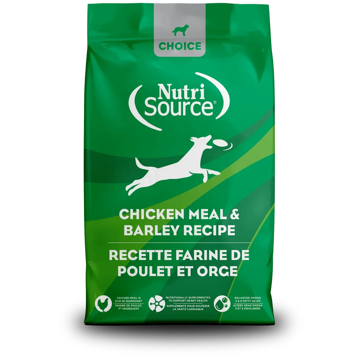 NutriSource Choice – Poulet et orge pour chiens