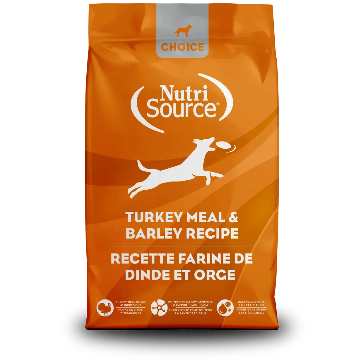 NutriSource Choice – Dinde et orge pour chiens adultes