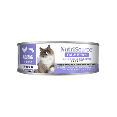 NutriSource Chicken &amp; Salmon Select – Poulet et saumon pour chats et chatons