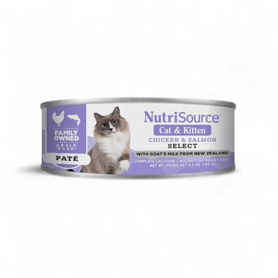 NutriSource Chicken &amp; Salmon Select – Poulet et saumon pour chats et chatons