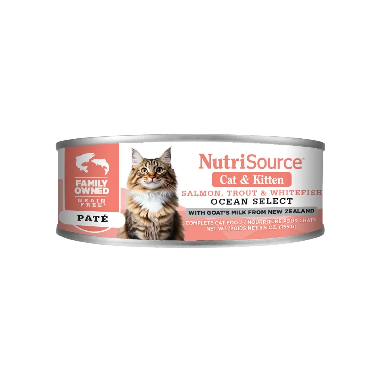 NutriSource Ocean Select – Saumon, truite et poisson blanc pour chats et chatons