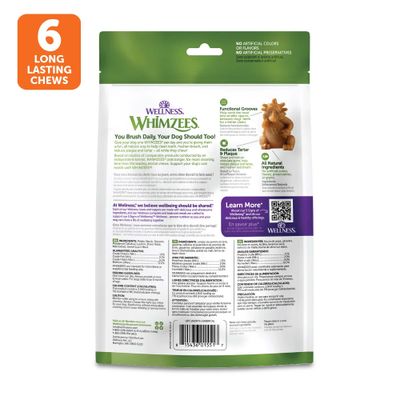 WHIMZEES – Hérisson dentaire pour grands chiens, 6 unités