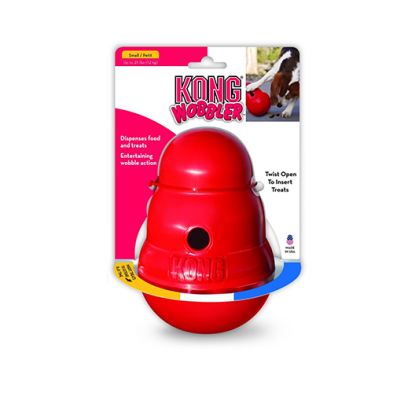 KONG Wobbler – Jouet distributeur interactif pour chien
