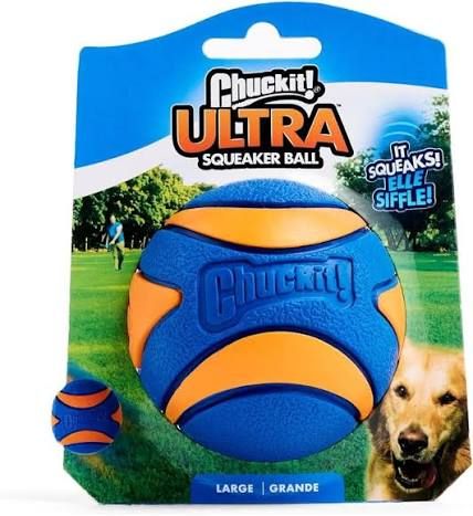 Chuckit! Ultra Squeaker Ball – Balle couinante pour chien