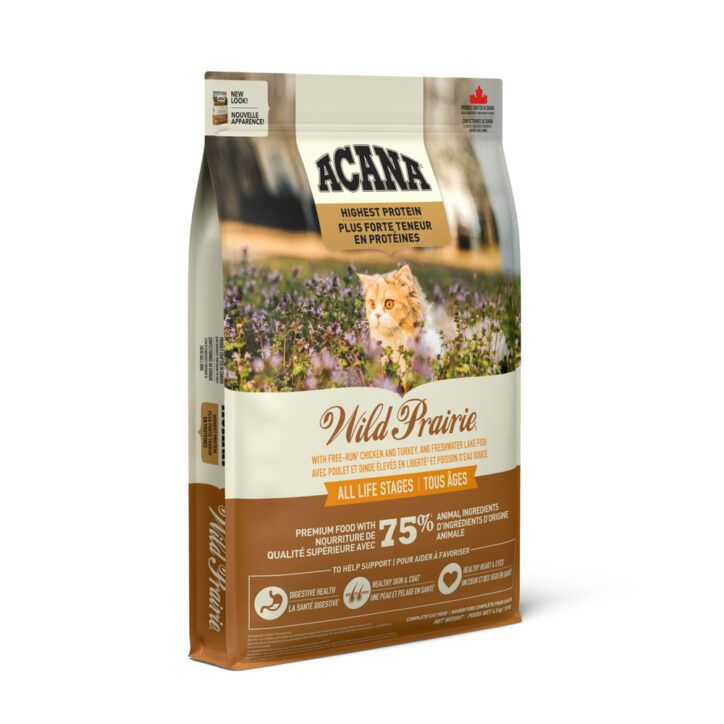 ACANA Highest Protein Wild Prairie – Nourriture sèche pour chats, 4,5 kg