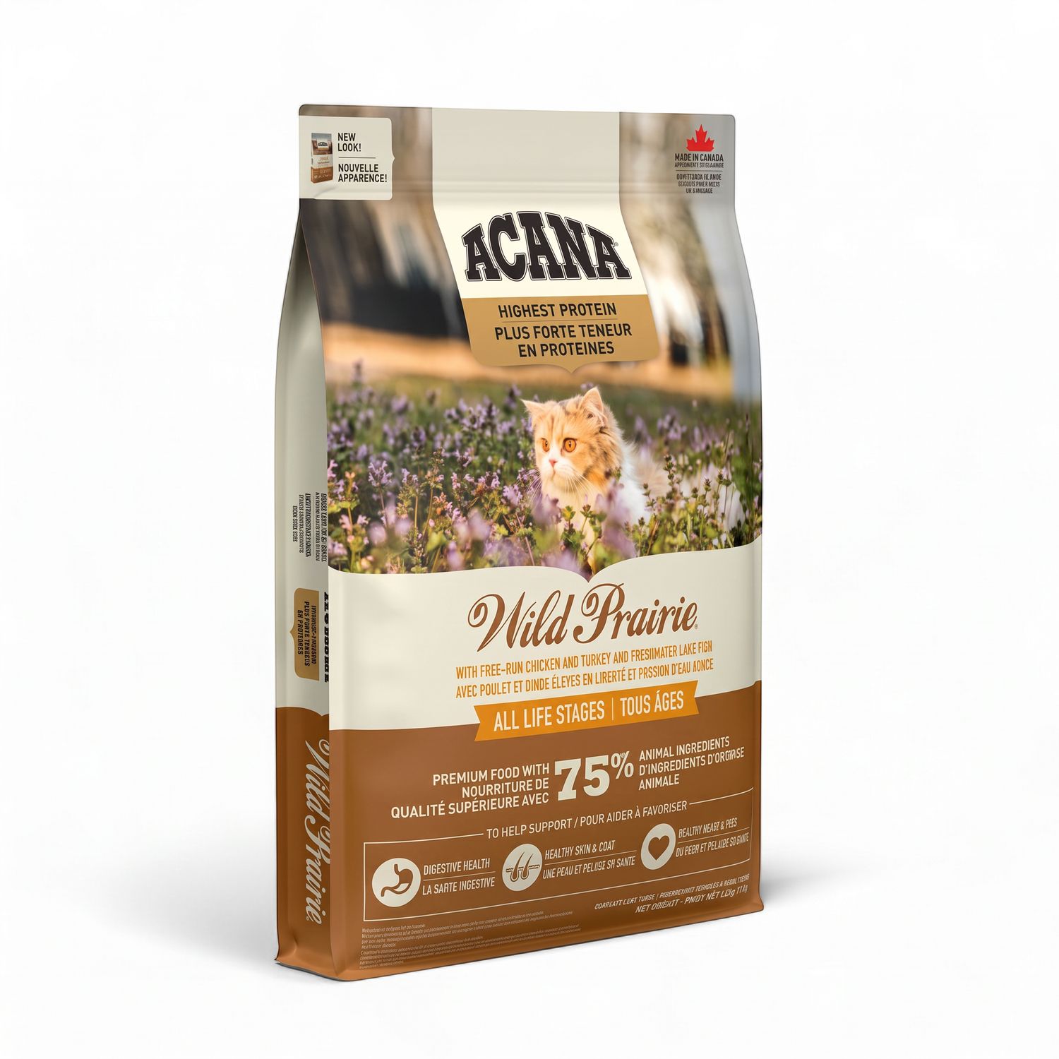 ACANA Highest Protein Wild Prairie – Nourriture sèche pour chats, 4,5 kg