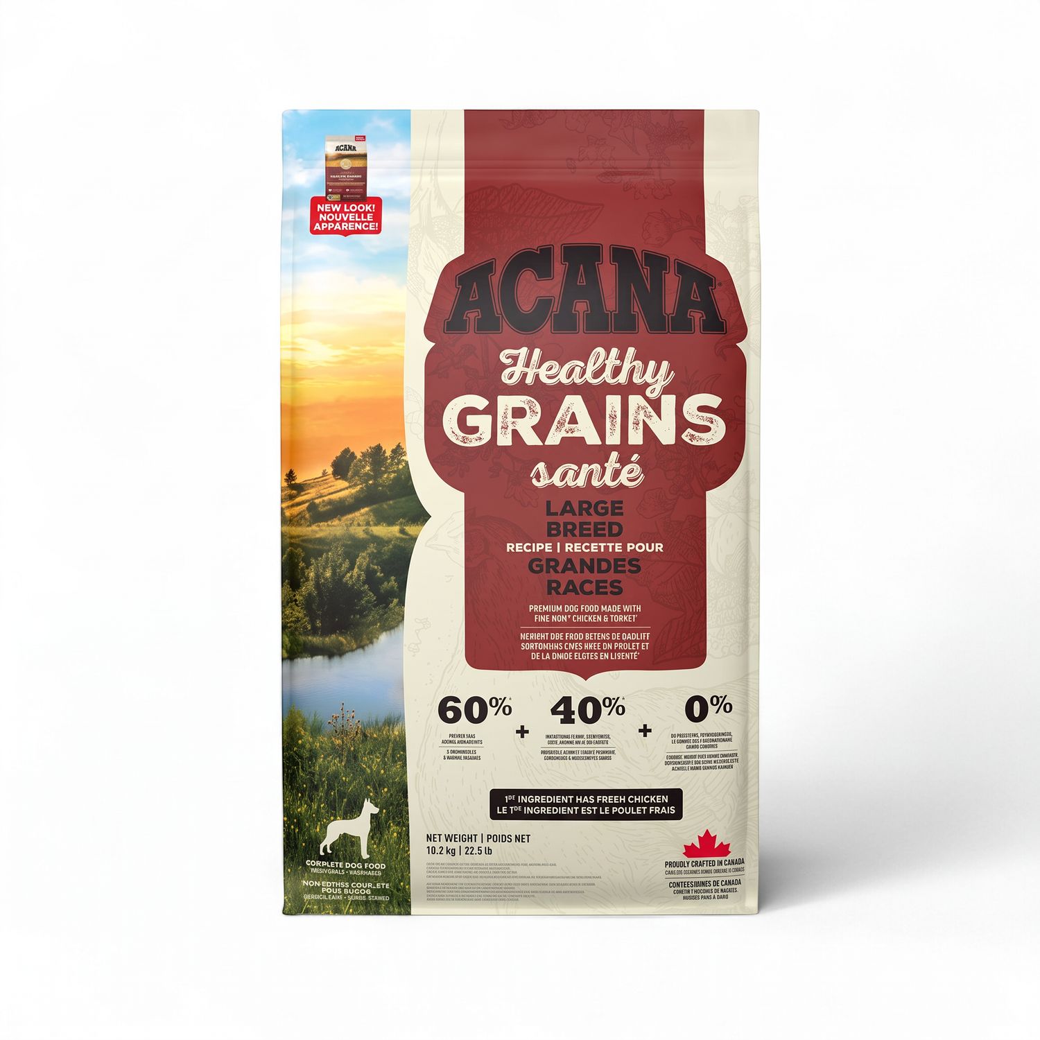 ACANA Grains santé – Grande race 10,2 kg