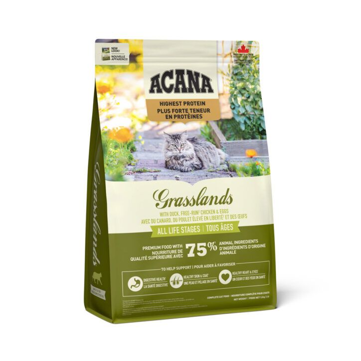 ACANA Highest Protein Grasslands – Nourriture sèche pour chats 1,8 kg